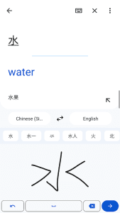 Google Translate screenshot 4