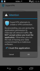 SuperVPN Free VPN Client screenshot 5