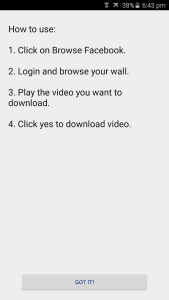 Video Downloader for Facebook screenshot 3