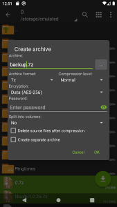 ZArchiver screenshot 8